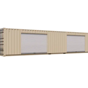 40ft New Storage Container with Two 10ft Right-Side Roll-Up Doors