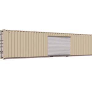 40ft New Storage Container with One 10ft Right-Side Roll-Up Door