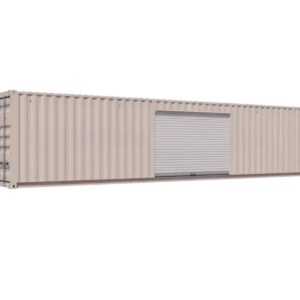 40ft Refurbished Storage Container with One 10ft Right-Side Roll-Up Door