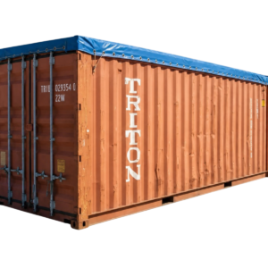 20ft Used Open Top Shipping Container with Soft Tarp Roof