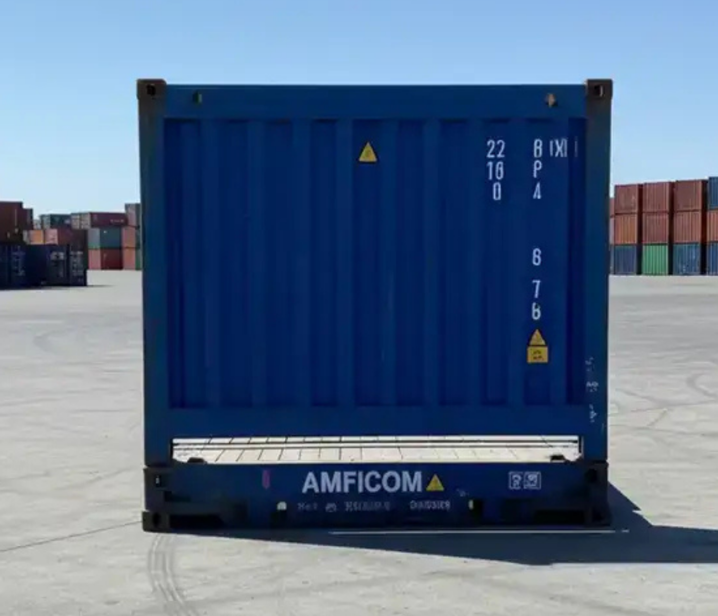 20ft Used Collapsible Flat Rack Shipping Container - Image 2