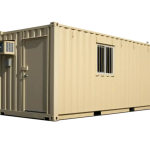20ft New Ground-Level Office Container with Restroom