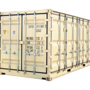 20ft New Open Side Shipping Container with Bi-Fold Doors